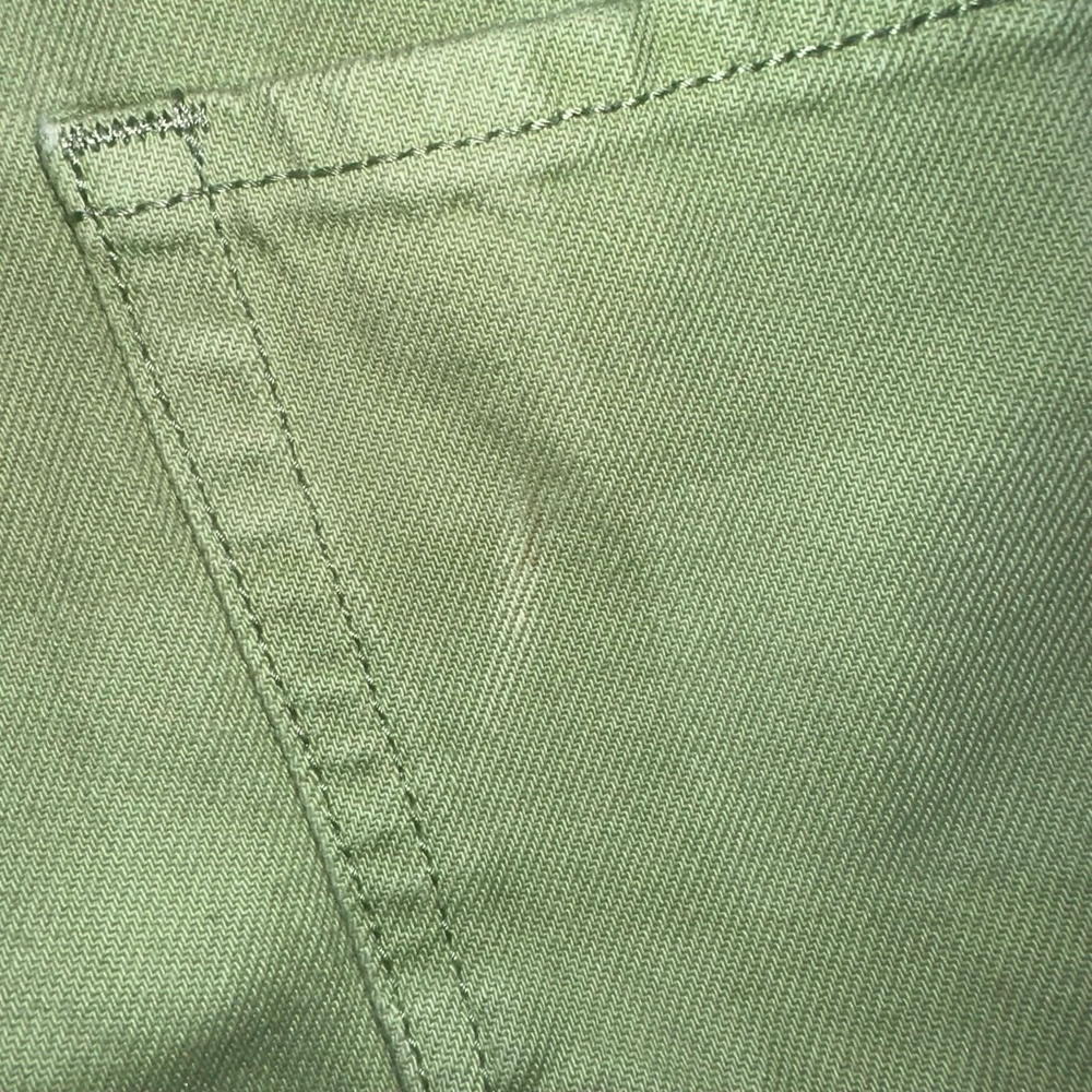 Women's Wild Fable Green High Rise Mom Denim Shorts Size 4 / 27 R - Picture 10 of 12